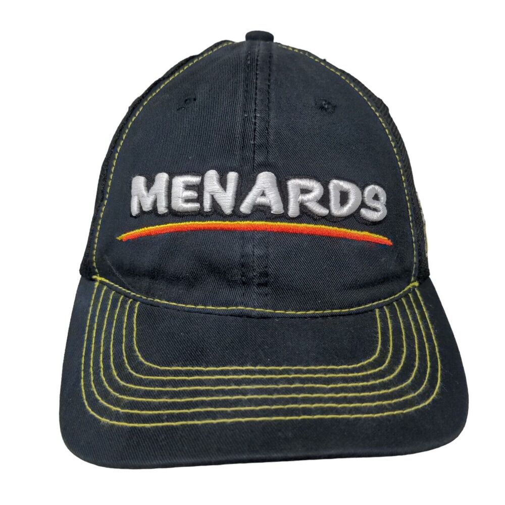 Menards Men's Strapback Mesh Back Hat Blue Racing #27 Embroidered Logo